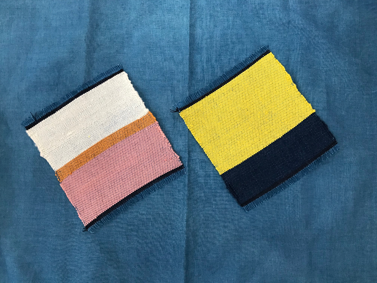 ”世界に一つ”のコースター織体験!手染めの糸を選んで、コースターを織ってみませんか?