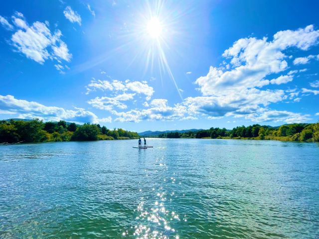 開放感抜群の景色を楽しむのは、とても贅沢なひとときです。