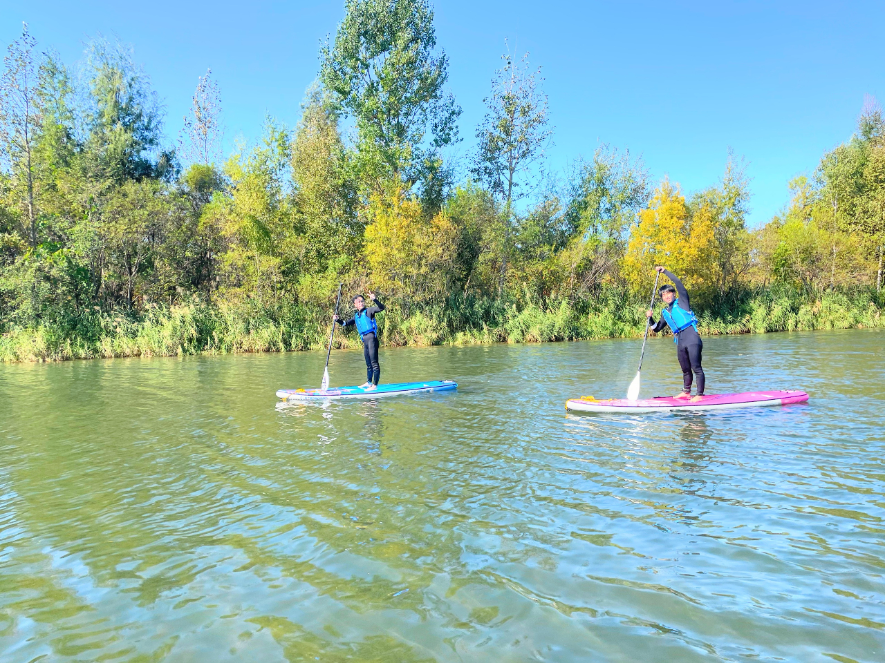 流れが穏やかな「静水」なので初めての方もオススメ!