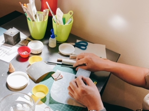 体験会制作風景