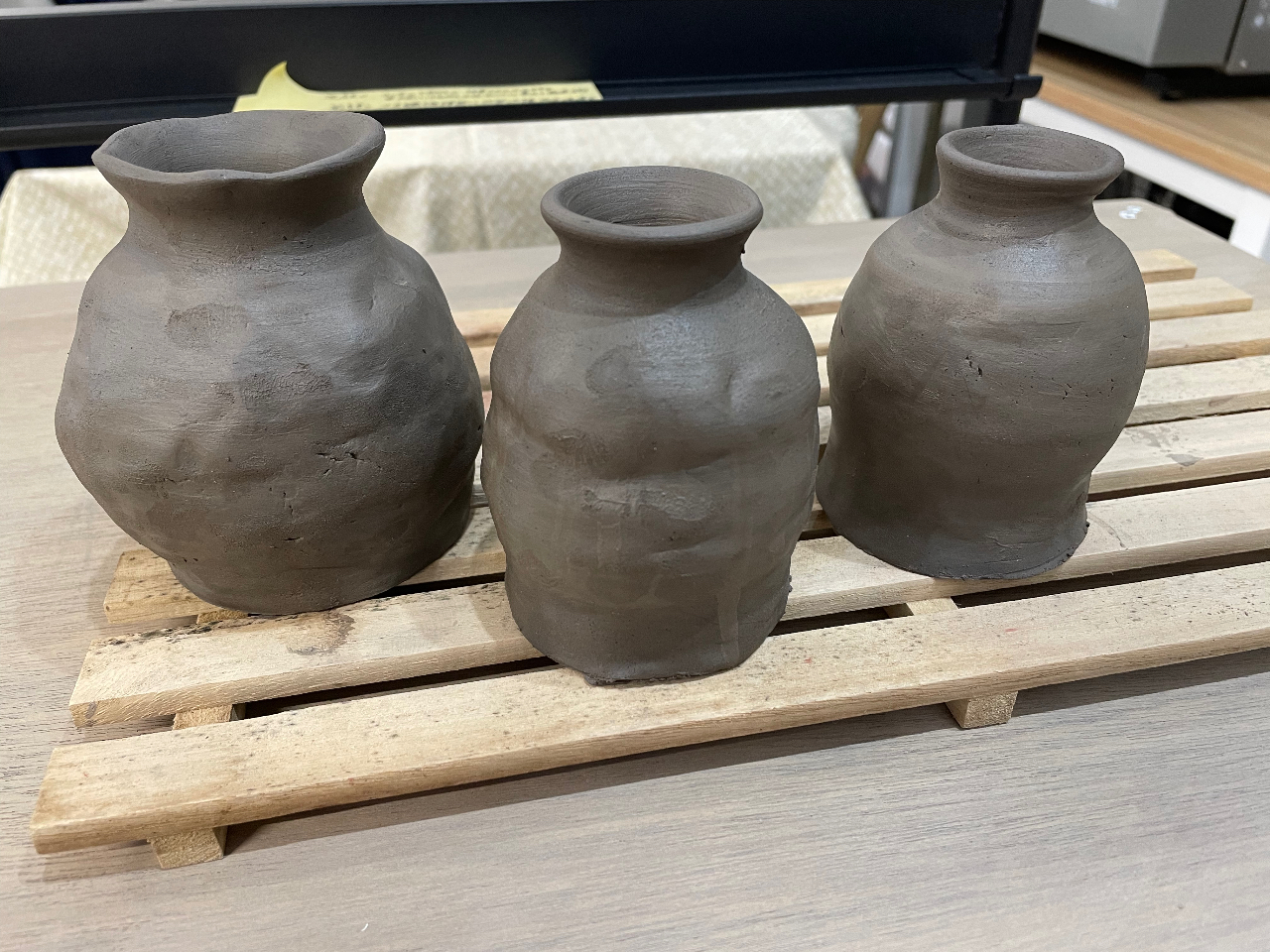 焼成前の作品たちです!(イメージ)