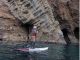 透明度の高い海とダイナミックな地形を抜けて