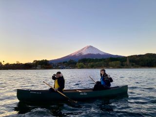 早起きしてのカナディアンカヌーはステキな早朝の景色がみれるかも♪