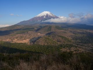 登山トレッキング 富士山どーん