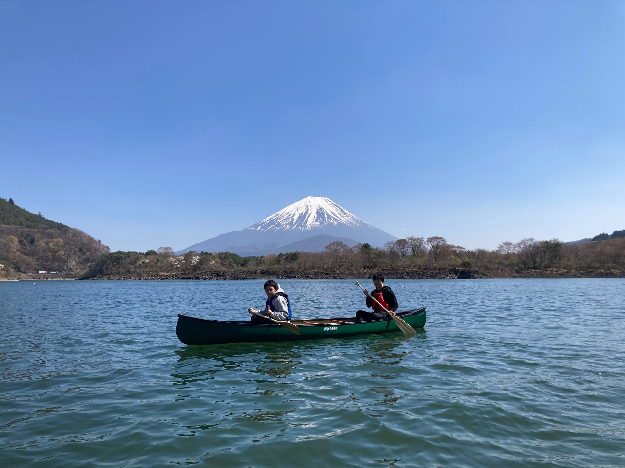 カナディアンカヌーならではの優雅なひととき♪