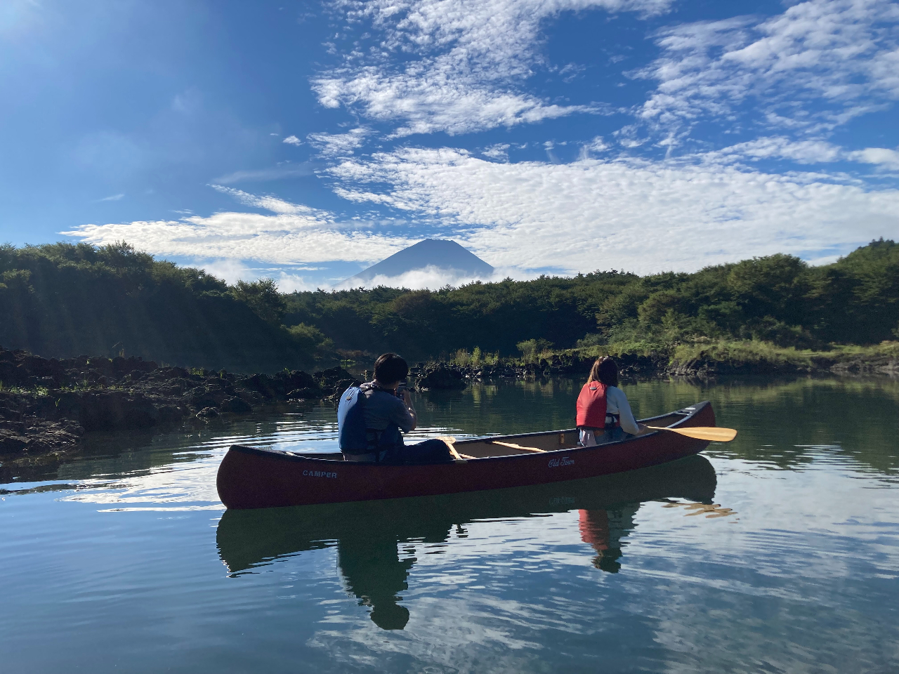 山梨・精進湖】美しい大自然の精進湖でカナディアンカヌー体験♪友達・ファミリー♪/キョウロロ - じゃらん遊び体験