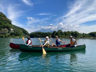 東洋のスイスと呼ばれたステキな精進湖でカナディアンカヌー体験!