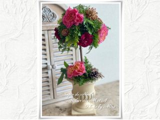 クリスマスアレンジメント☆フレッシュフラワー