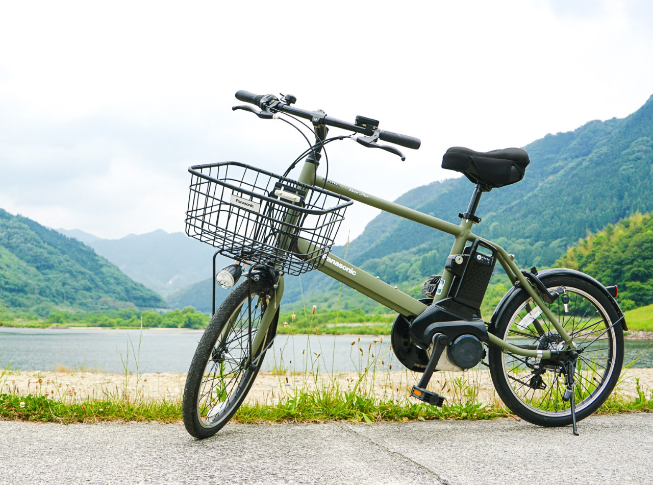 奥津湖ミニベロE-BIKEレンタル☆1日7時間コース】森や湖など大自然に