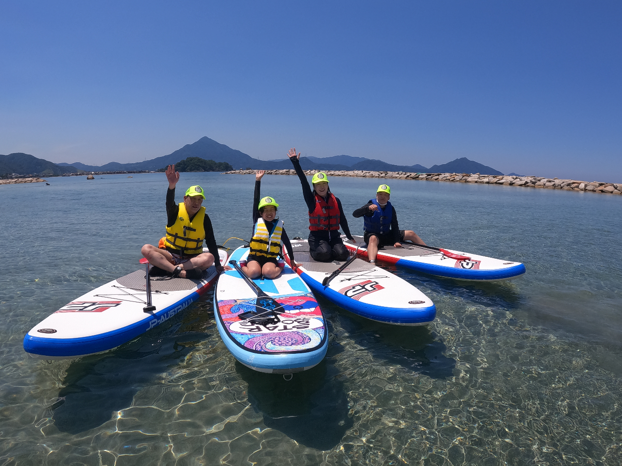 【福井県 高浜町 若狭和田ビーチ】きれいな海でのんびり水上散歩-SUP体験90分