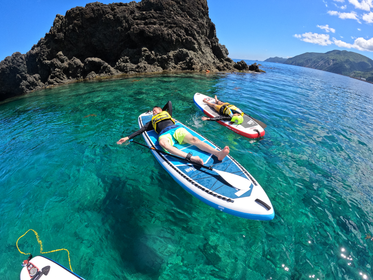 福井県 高浜町 若狭和田ビーチ】人の少ない静かな早朝の海で-SUP体験90