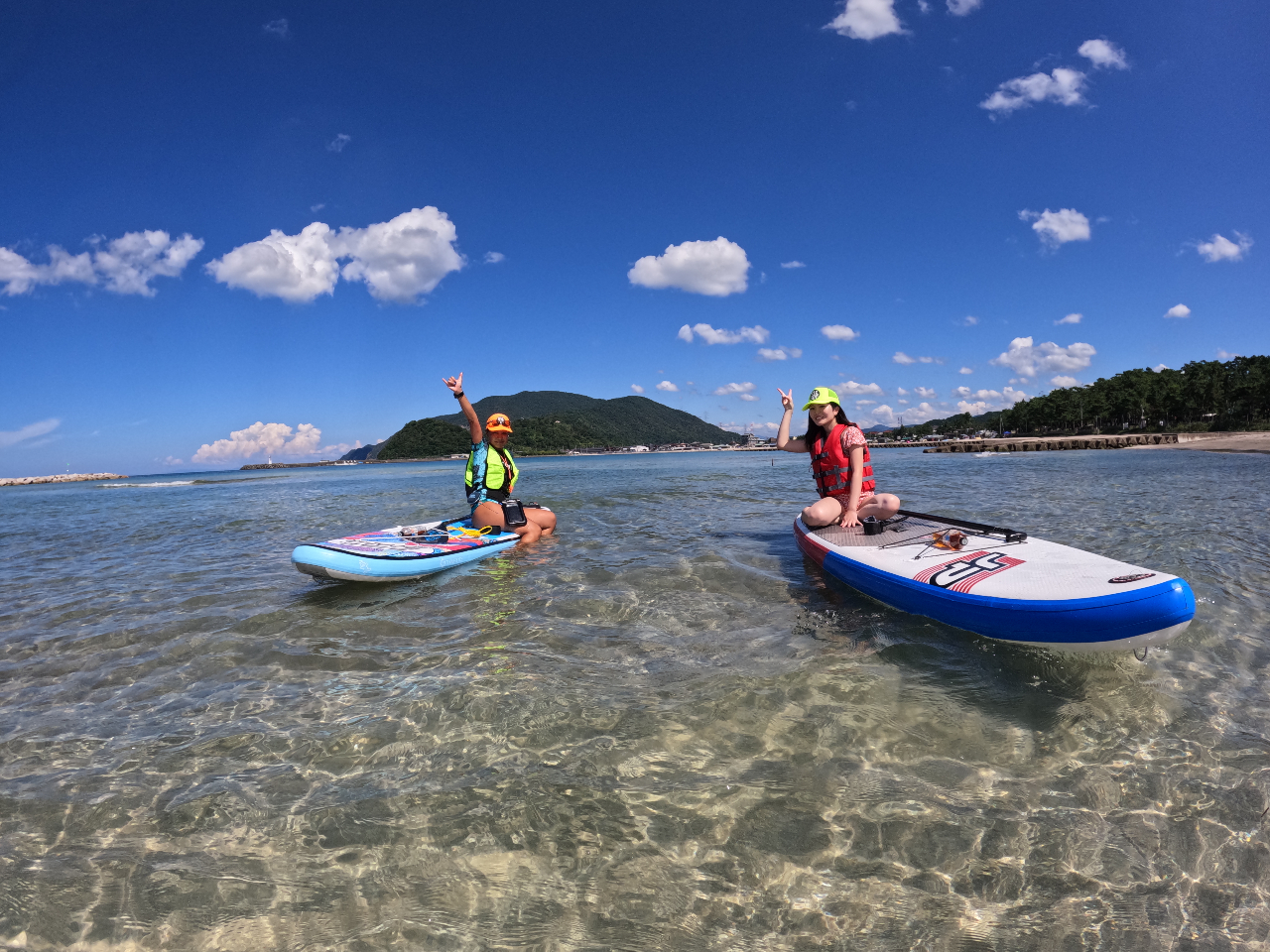 【福井県 高浜町 若狭和田ビーチ】人の少ない静かな早朝の海で-SUP体験90分~