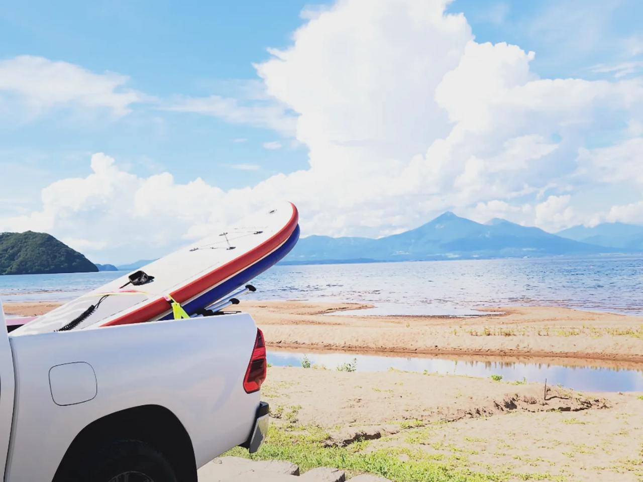 福島・猪苗代湖 SUP体験スクール】《2時間》手ぶらでラクラクSUP体験し