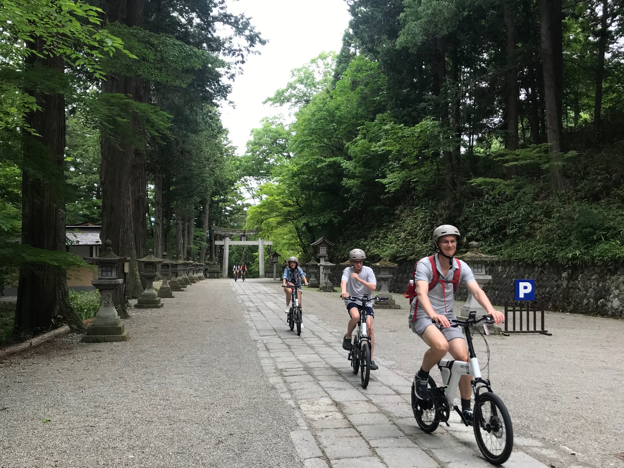 森の中にあるような日枝神社へ、