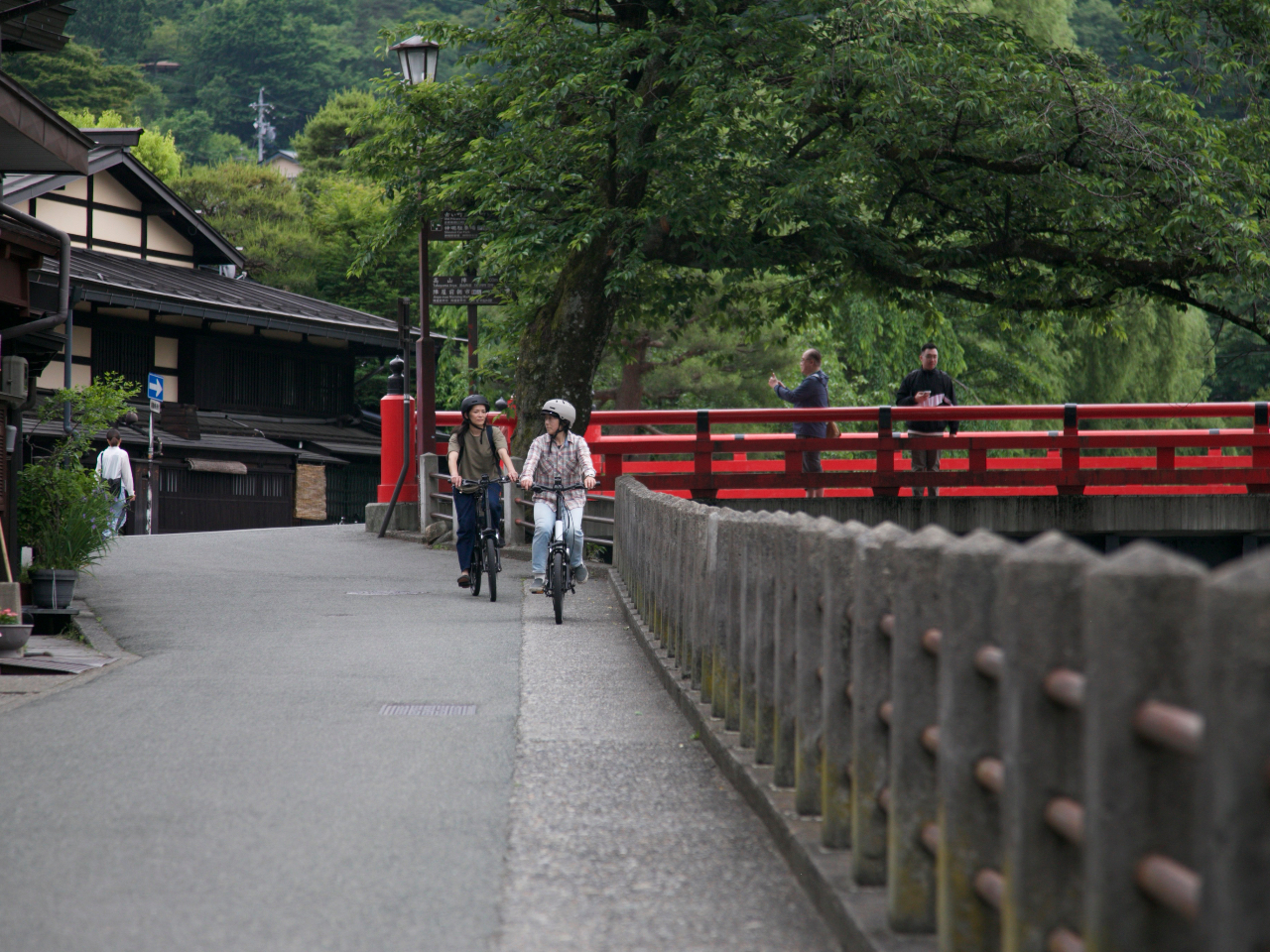 サイクリングで通る宮川沿い