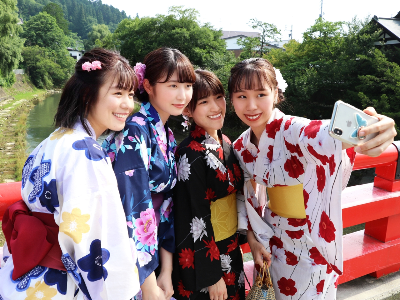 中橋でパシャリ☆彡