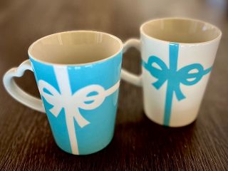 テイファニーカラーのハートマグカップ