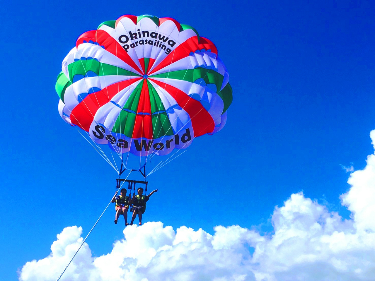 ★2021年じゃらん沖縄・パラセーリング口コミランキング第1位★