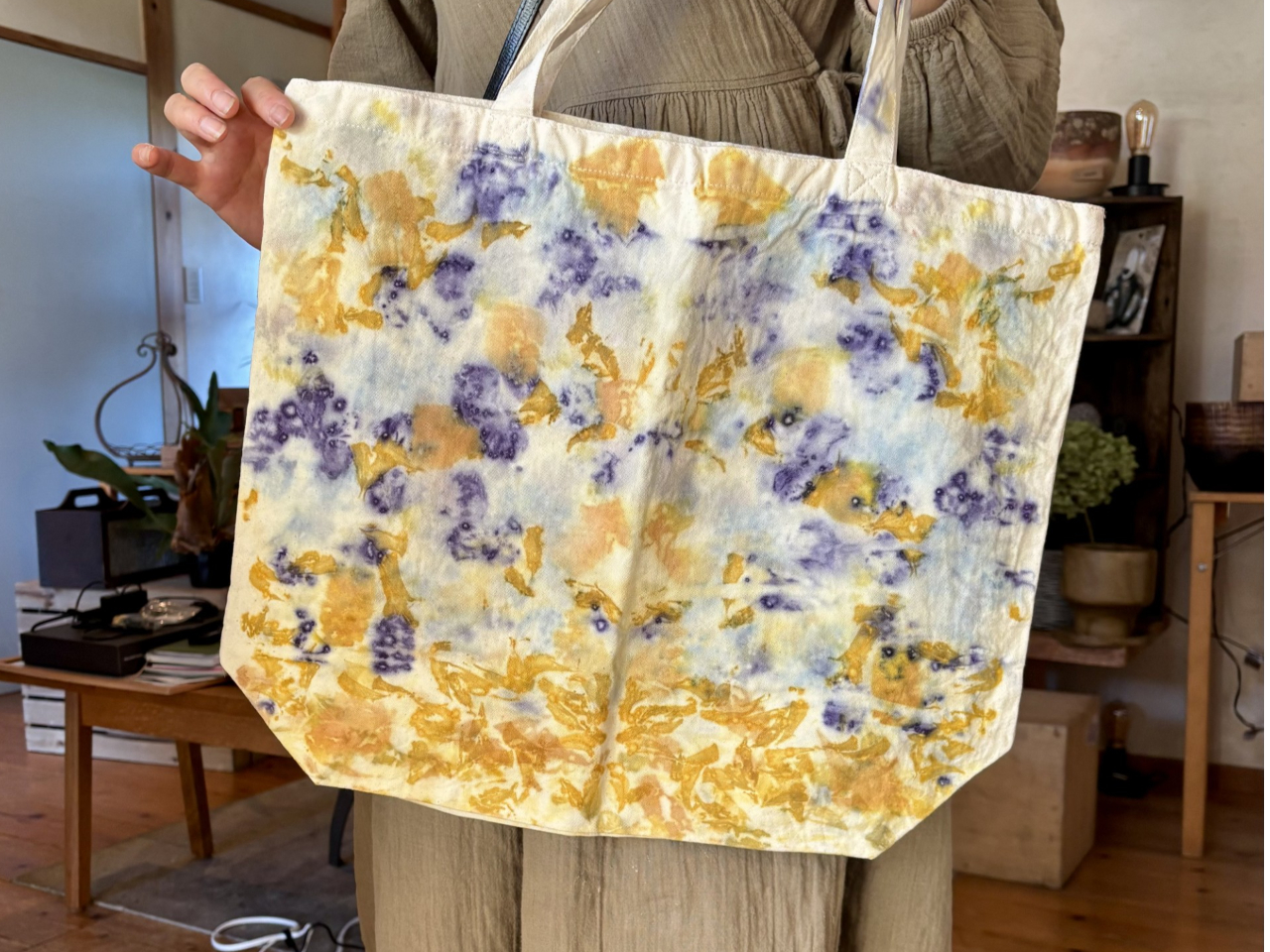 じゃらん限定【マルシェバッグ】バンドルダイ体験　おひとり様・女性同士・カップル・...