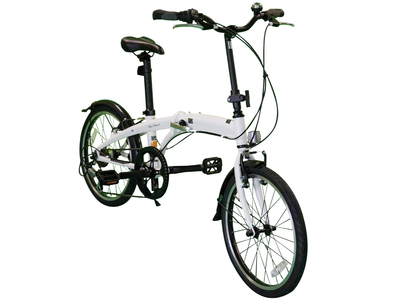 折りたたみ自転車 cyma connect 適応身長152p〜 20インチ 外装6段変速 本体重量 約12.5s 軽く、持ち運びしやすく、走行性にも優れています