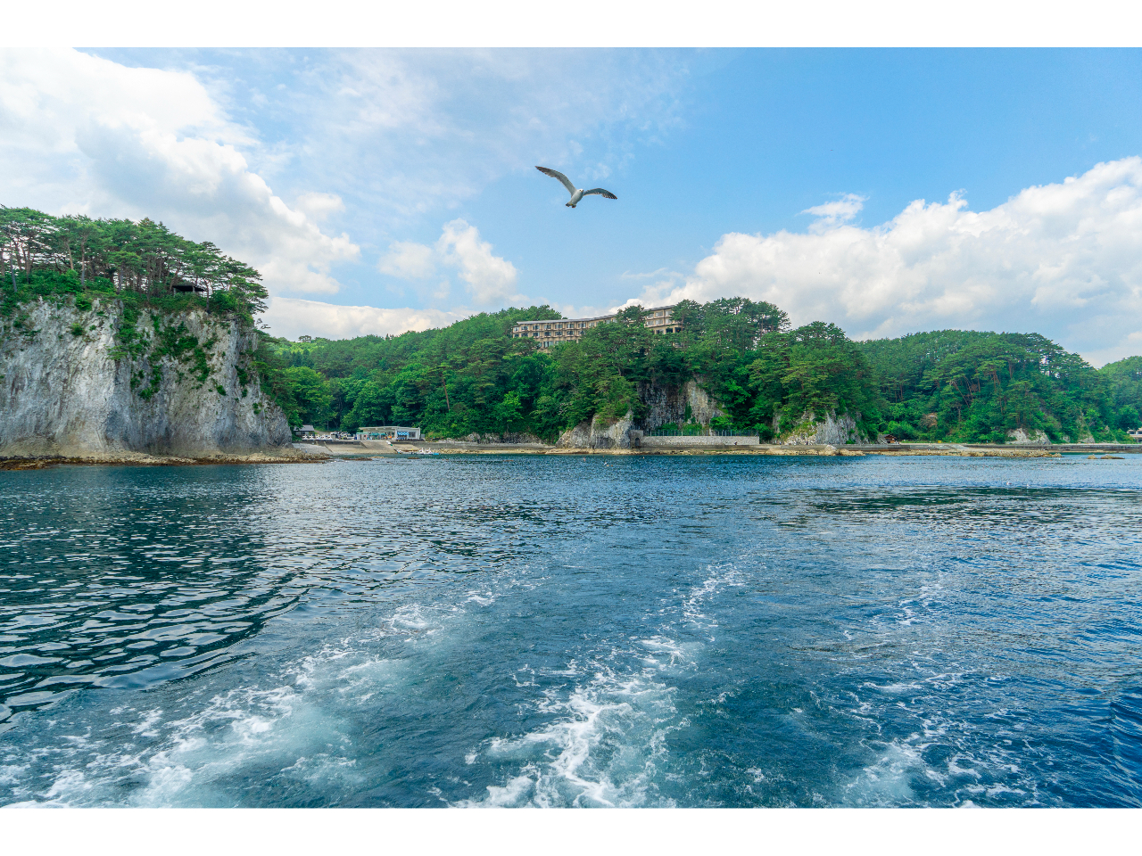 水上交通コース☆約7分】《出崎ふ頭より出航～浄土ヶ浜(桟橋)帰港