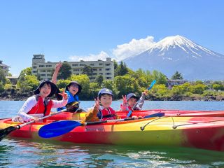 富士山の迫力に圧倒されます!河口湖駅から徒歩15分の良アクセスが魅力!