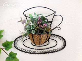 ワイヤークラフトを楽しもう! 作品名:Coffee cup