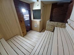 共用サウナは、男湯100℃、女湯90℃です。
