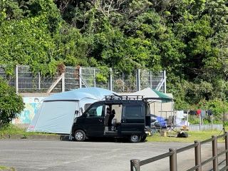 まわりには他のテントサイトはありませんので静かな環境が楽しめます。目