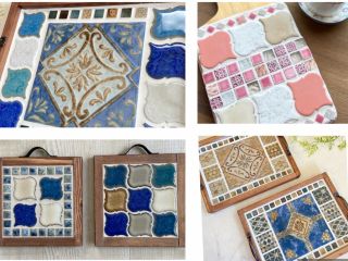 色や形も様々なタイルを、たくさんご用意しております! 自分だけのオリジナル作品を作ってみませんか?