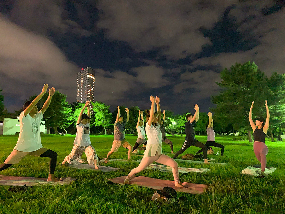滋賀・大津】パーク夜空ヨガ！/B.S.Yプロジェクト実行委員会