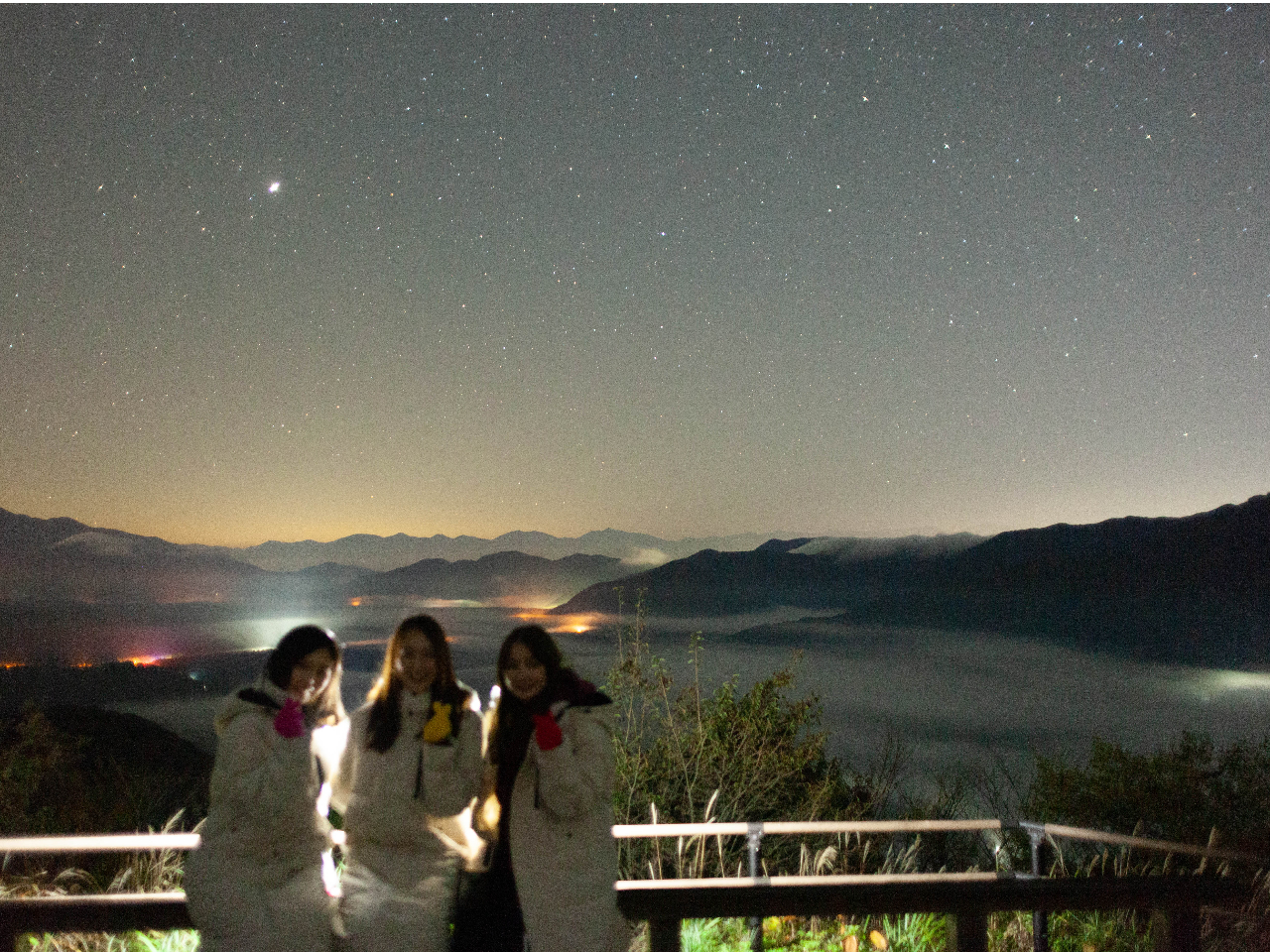 雲海と南アルプス