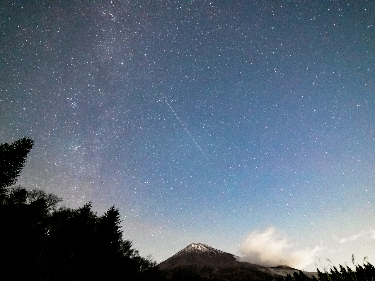 しぶんぎ座流星群。記念撮影の時に流れ星が飛んでくれるかも??