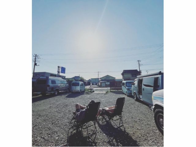 インフィニティチェアで外気浴♪