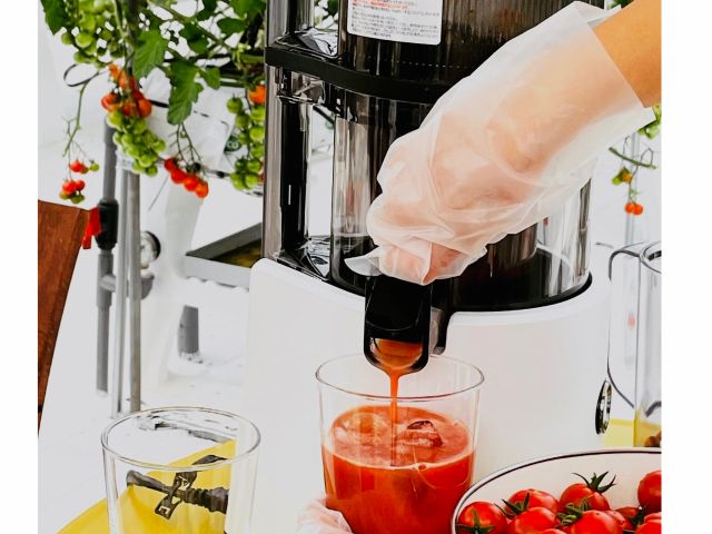 人生の記憶に残る究極の一杯をあなたに!絞りたてだからできる驚愕の美味しさ!おりがみ農園イチオシ品種『小鈴』で作るコールドプレスジュース♪