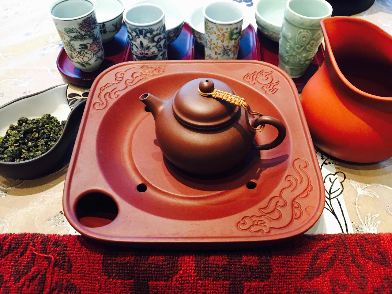 茶器の名前、使い方も学べます。