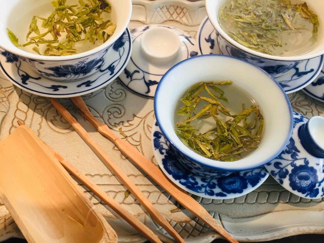 中国茶でリラックスタイム。