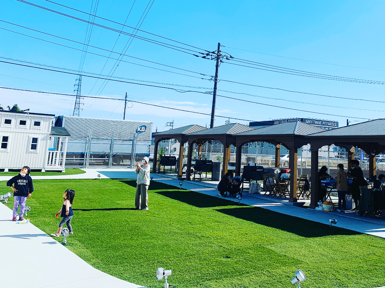 ※施設全体がフェンスに囲まれているので小さなお子様のご利用も安心です。