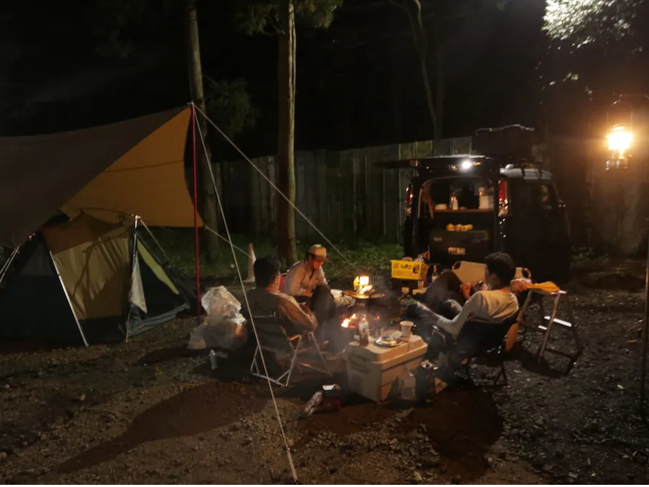 【1日1組限定】直火・ライブ鑑賞・花火・ペットOKのプライベート感重視キャンプ!...