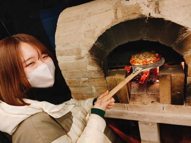 ピザ焼きも楽しめます