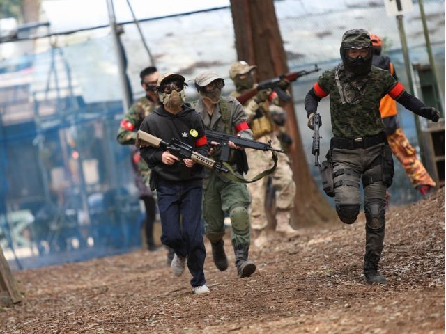 サバゲー後のお肉は美味しい!