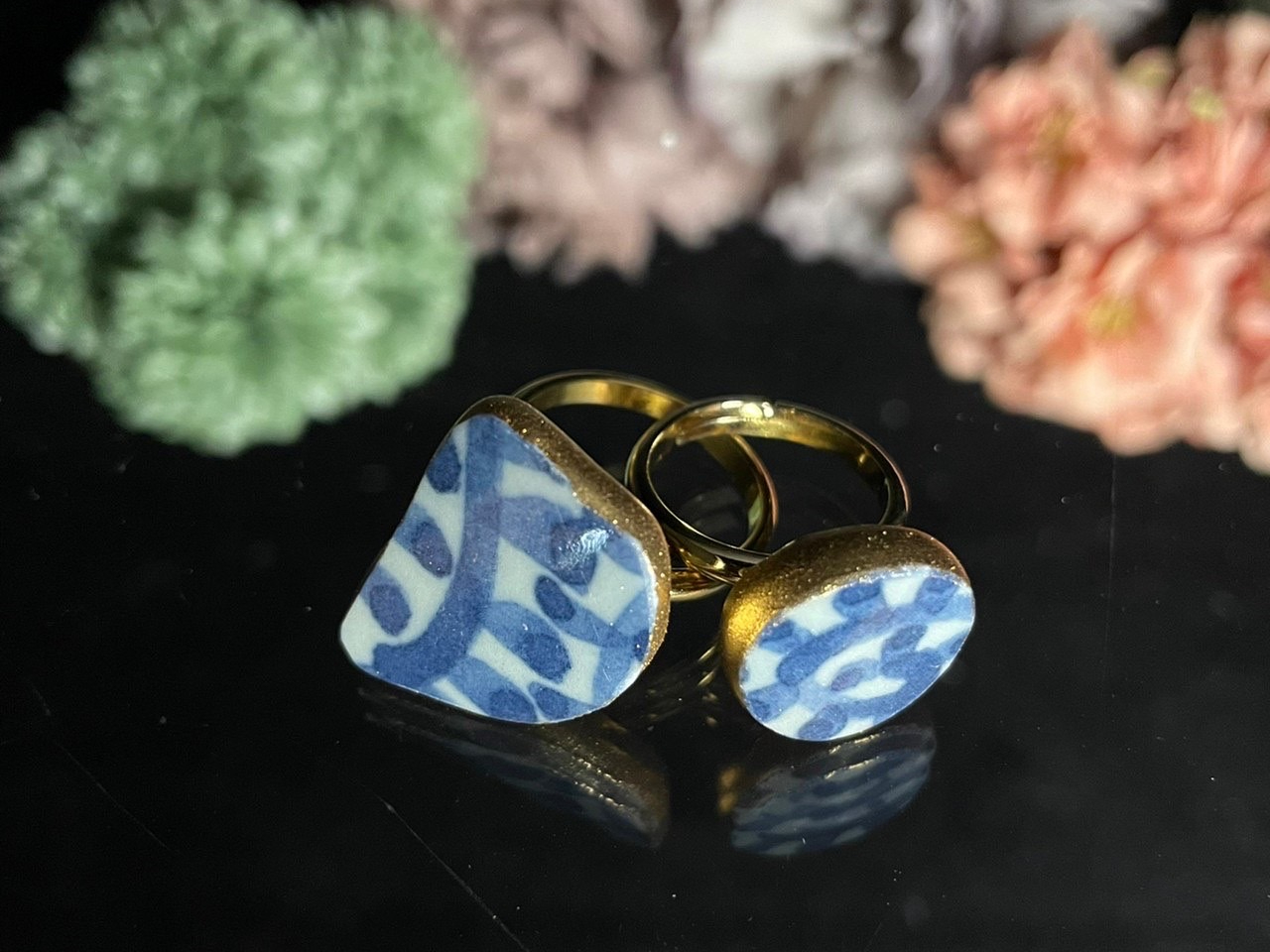 金継ぎで作るリングは世界に一つだけのお揃いリング