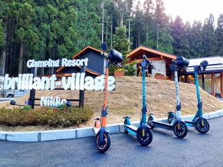 【日光の山道を行く】電動キックボードで気軽にさっと日光を散策できる!