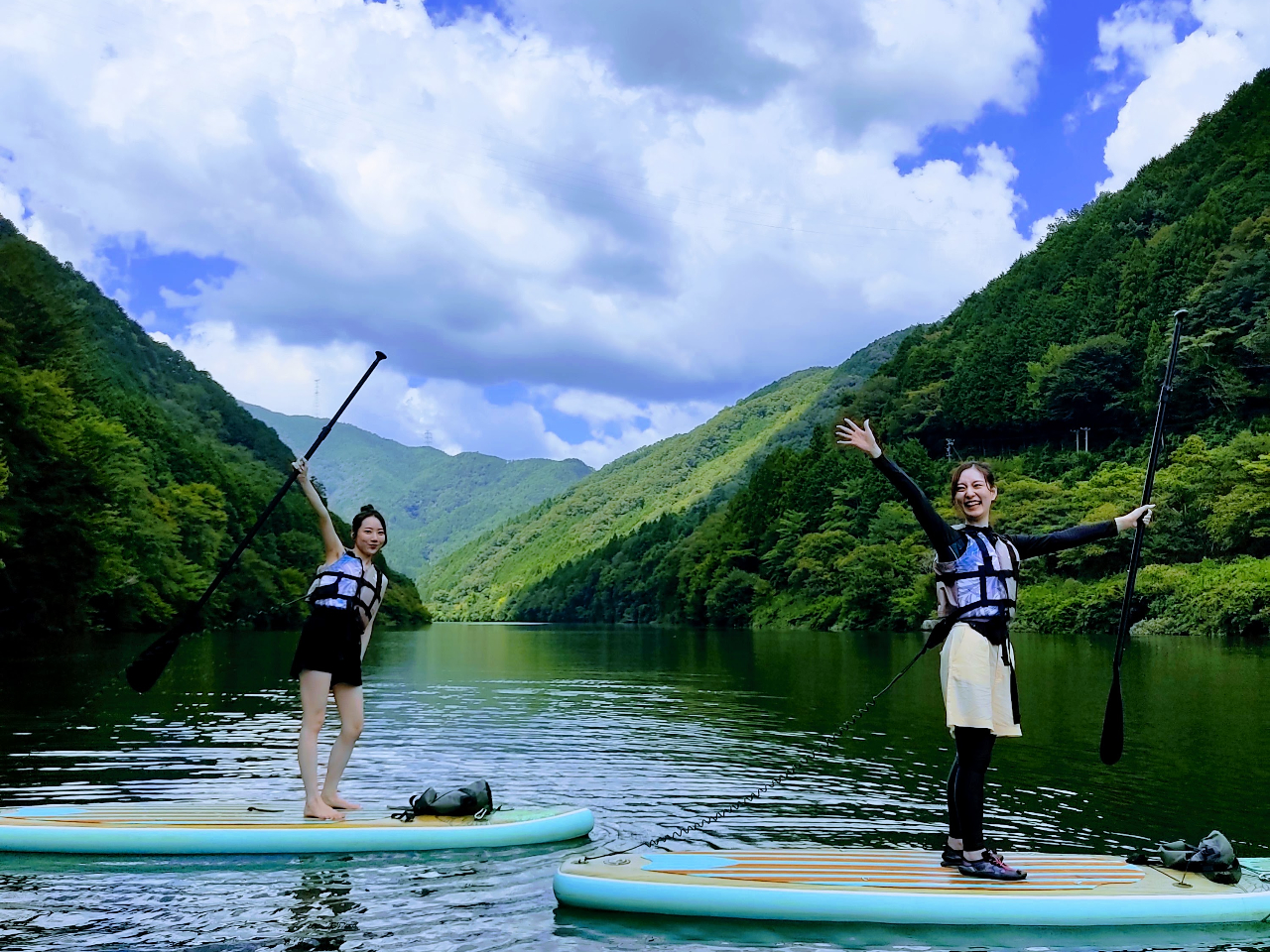 【初心者向け】安心サップツアー 大自然の中で究極のリラックス体験!エモい景色とチ...