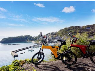 車ではなかなか行けないスポットにもE-bikeでなら移動が可能です