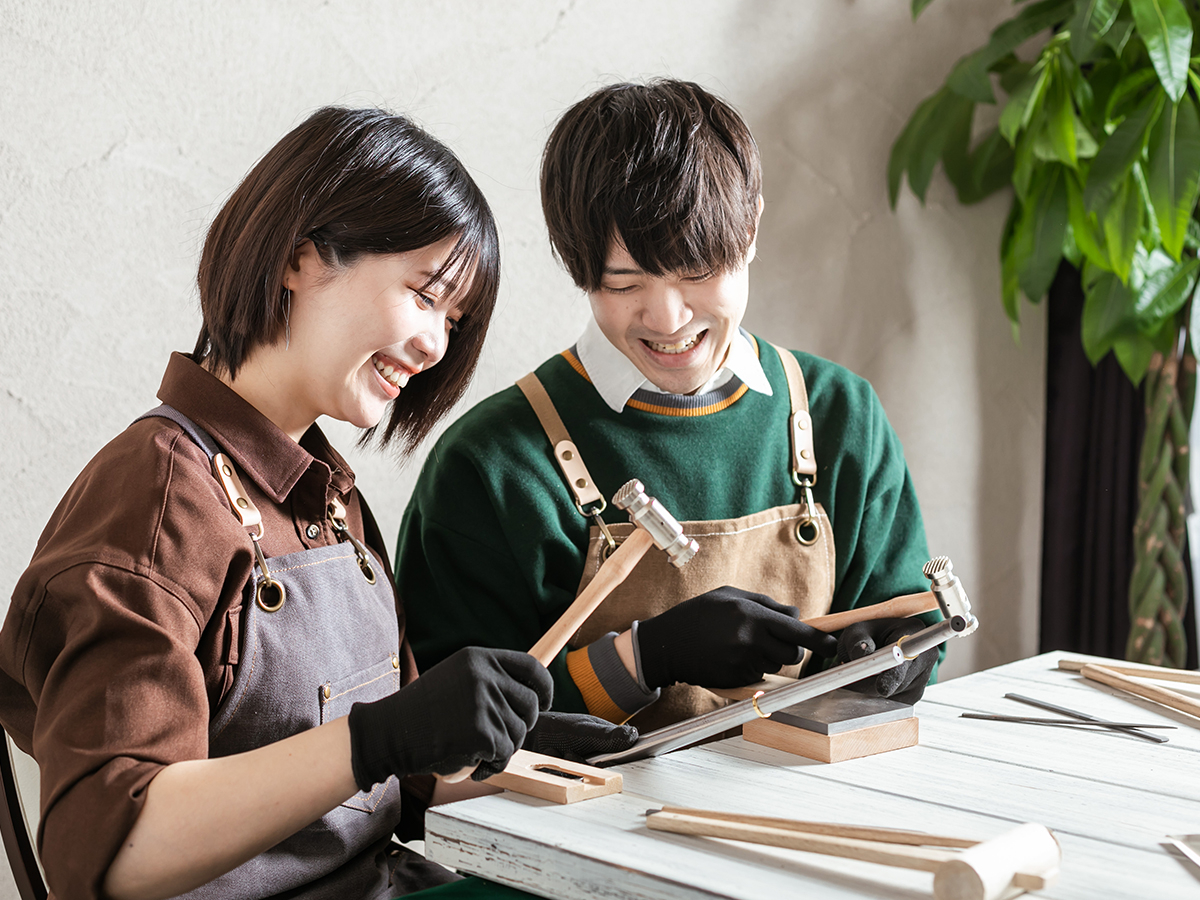 ≪土日祝はこちら≫【手作りペアリングづくり】＼ふたりの大切な記念日・思い出に／カ...