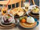 ドームテントの中で楽しめるドリンクやフードはカフェでオーダーしてピックアップできます。