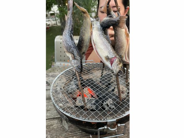 バーベキューの醍醐味。旬の食材をシンプルに、食材本来の味を味わえます!