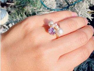 ビジューリング作り。