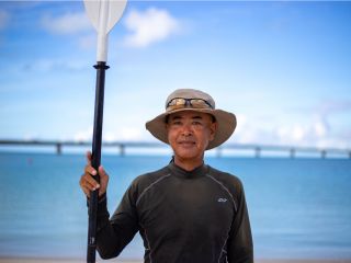 ツアーガイドの伊志嶺です!!